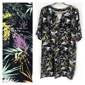 NWOT Hang Ten Women's Seahorse in Black Hang Ten Ladies UPF 50+ Dress Size XXL